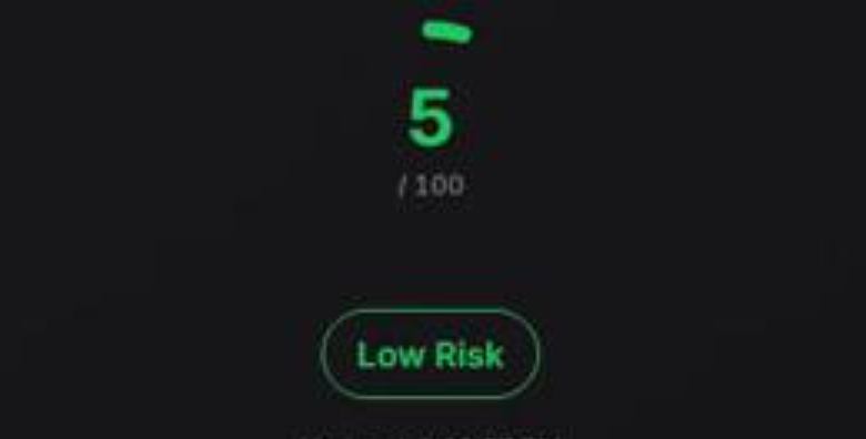 The ORYS Score: 5 out of 100, Low Risk